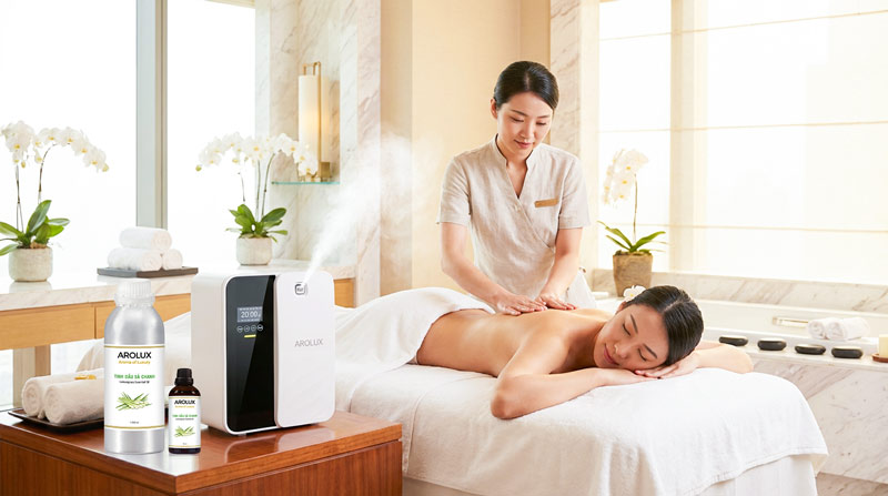 tinh dầu sả chanh cho spa
